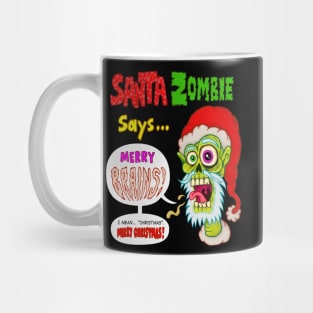 Santa Zombie Mug